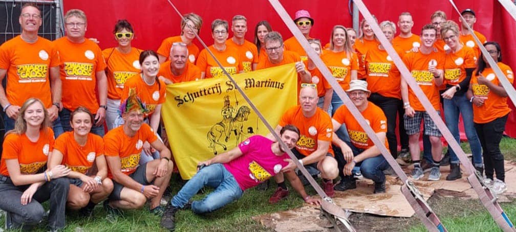 Vrijwilliger St.Martinus Greffelkamp hebben 96 diensten ingevuld op Zwarte Cross 2023